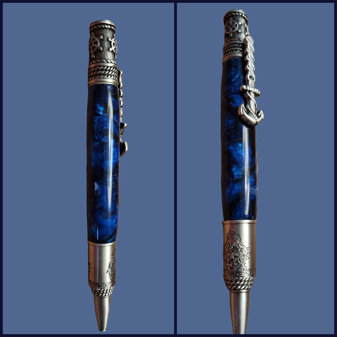 Nautical anchor pen - custom