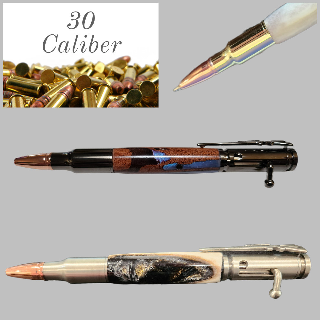 30 Caliber Bolt Action Pen - Custom – Deadwood Creations