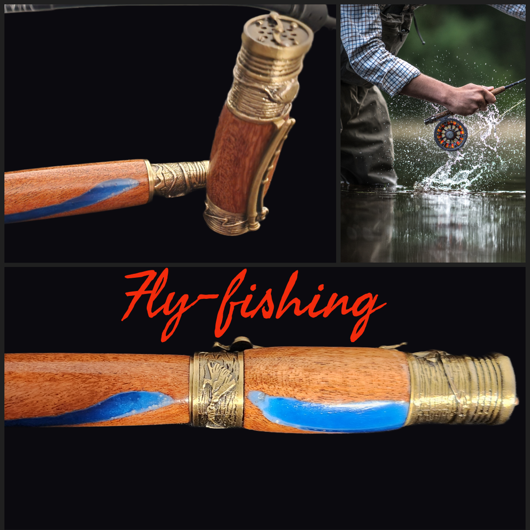 Fly Fishing roller ball custom pen